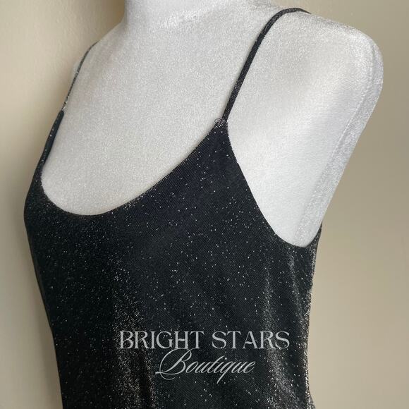 Extremely Rare Sparkle Lace Up Back Dress ASO Rachel Green Friends NWT DEADSTOCK - Picture 10 of 10